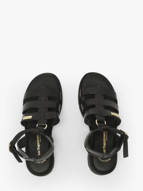 Sandales Tobo En Cuir Les tropeziennes Noir accessoires TOBO vue secondaire 3