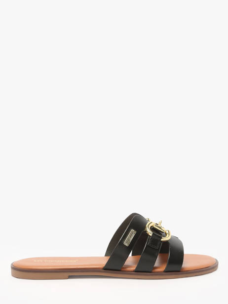 Mules Hamia En Cuir Les tropeziennes Noir accessoires HAMIA