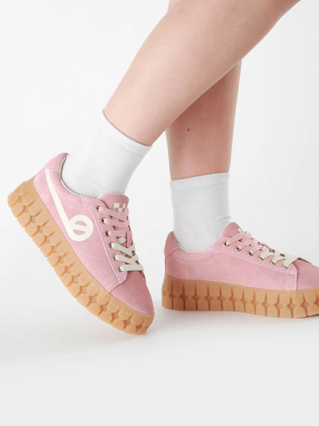 Sneakers Play En Cuir No name Rose accessoires PLVS042Q vue secondaire 1