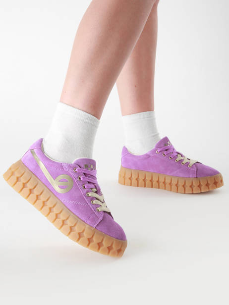 Sneakers Play En Cuir No name Violet accessoires PLVS0440 vue secondaire 1