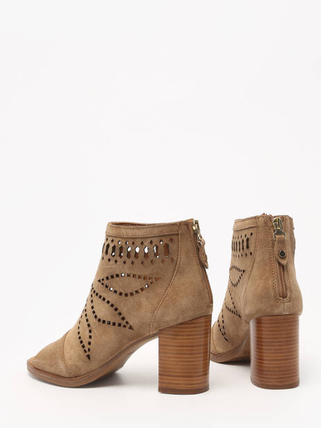 Bottines à Talon Liset En Cuir Alpe Marron accessoires 50941101 vue secondaire 3