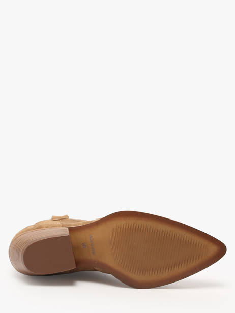 Santiags Western En Cuir Alpe Marron accessoires 50121101 vue secondaire 5