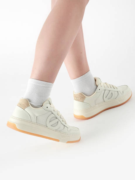 Sneakers Alison En Cuir No name Beige accessoires ASGMESVE vue secondaire 1