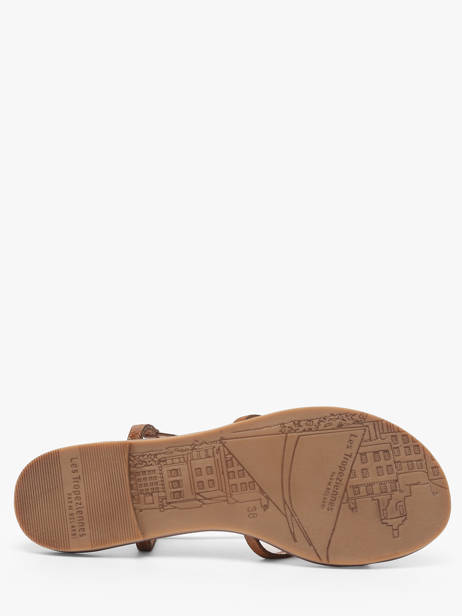 Nu-pieds Monagum En Cuir Les tropeziennes Marron accessoires MONAGUM vue secondaire 4