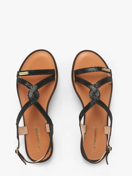 Nu-pieds Hastral En Cuir Les tropeziennes Noir accessoires HASTRAL vue secondaire 3