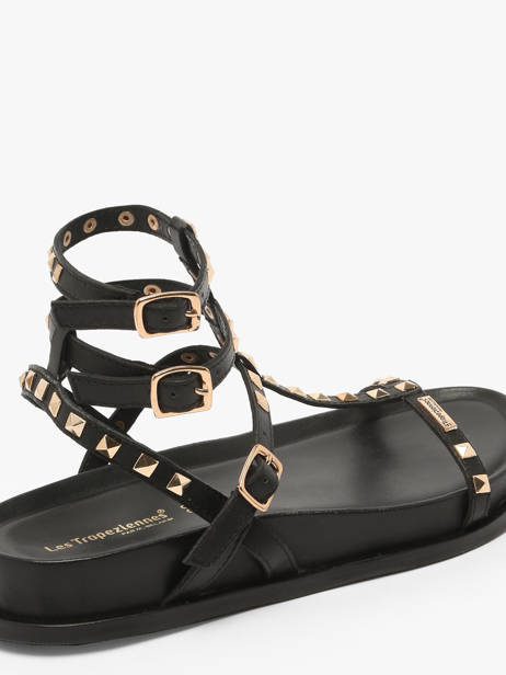 Sandales Choudali En Cuir Les tropeziennes Noir accessoires CHOUDALI vue secondaire 2