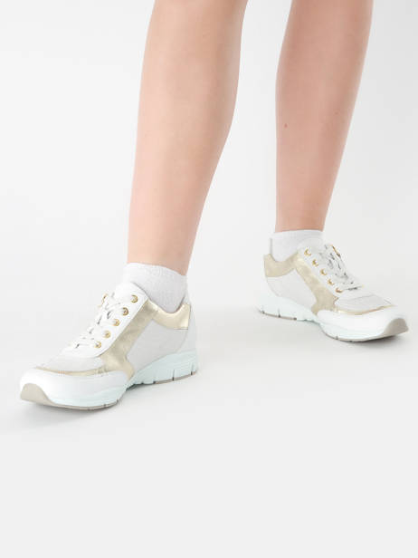 Sneakers Ylona En Cuir Mephisto Blanc accessoires P5146918 vue secondaire 1