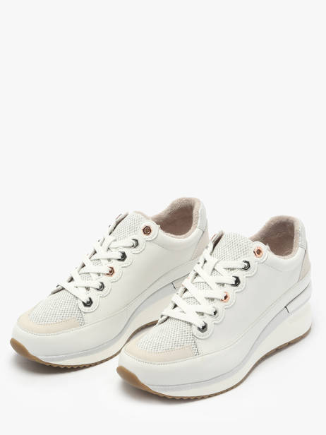 Sneakers Viroum En Cuir Mam'zelle Blanc accessoires CSIJK67 vue secondaire 2