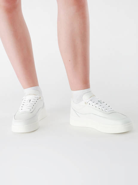 Sneakers En Cuir Tommy hilfiger Blanc accessoires 8800YBS vue secondaire 1