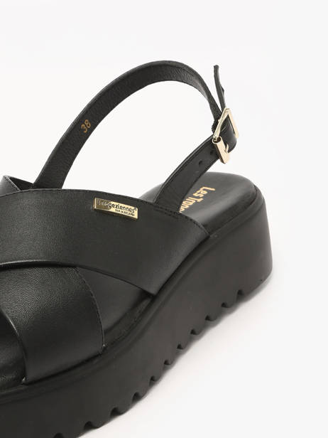 Sandales Dorine En Cuir Les tropeziennes Noir accessoires DORINE vue secondaire 2