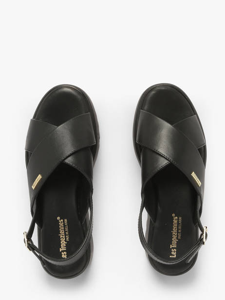 Sandales Dorine En Cuir Les tropeziennes Noir accessoires DORINE vue secondaire 3