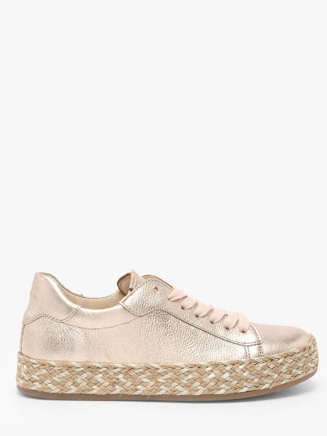 Sneakers En Cuir Gabor Or accessoires 62