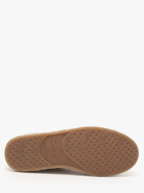 Sneakers En Cuir Gabor Or accessoires 62 vue secondaire 5