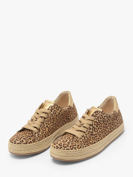 Sneakers En Cuir Gabor Marron accessoires 32 vue secondaire 2
