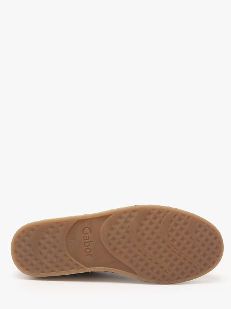 Sneakers En Cuir Gabor Marron accessoires 32 vue secondaire 5