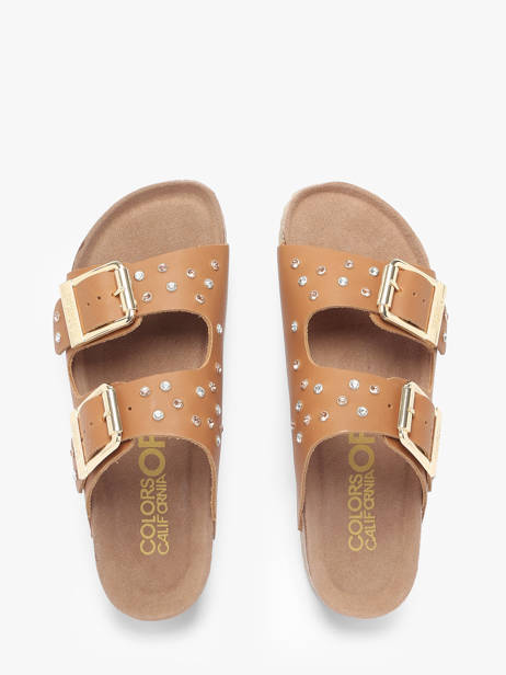 Mules Fusbett Colors of california Marron accessoires HCBIO501 vue secondaire 3