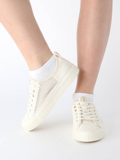 Sneakers Armistice Blanc accessoires GANATAVE vue secondaire 1