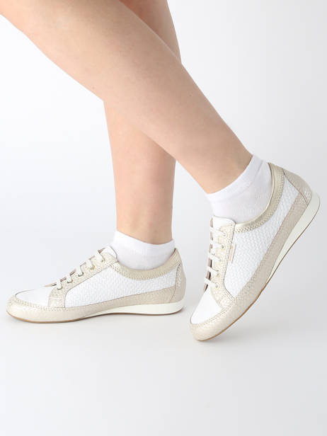 Sneakers Bretta En Cuir Mephisto Multicolore accessoires P5146882 vue secondaire 1