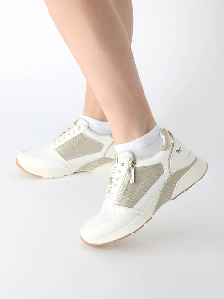 Sneakers Mustang Blanc accessoires 1358313 vue secondaire 1