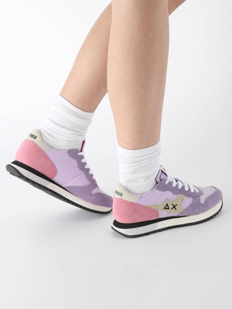 Sneakers Stargirl Glitter Sun68 Violet accessoires Z35212 vue secondaire 1