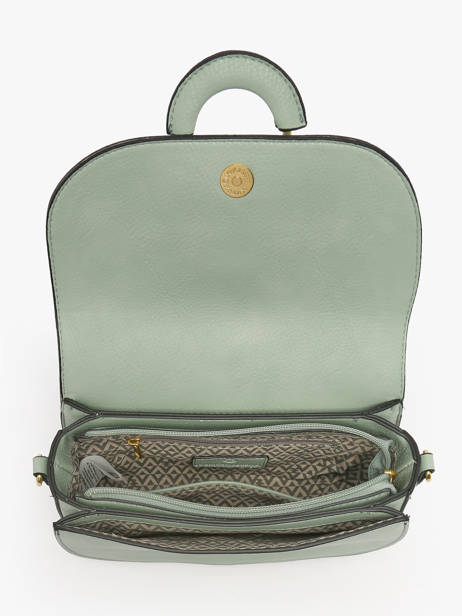Sac Bandoulière Anneau Lulu castagnette Vert anneau YSABELLA vue secondaire 3
