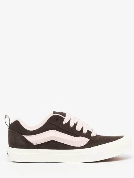 Sneakers Knu Skool En Cuir Vans Marron accessoires D75O3N