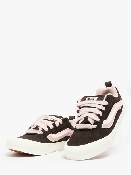Sneakers Knu Skool En Cuir Vans Marron accessoires D75O3N vue secondaire 2