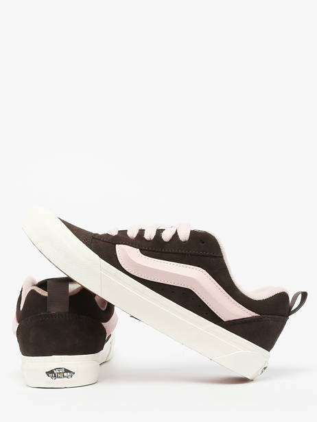 Sneakers Knu Skool En Cuir Vans Marron accessoires D75O3N vue secondaire 3