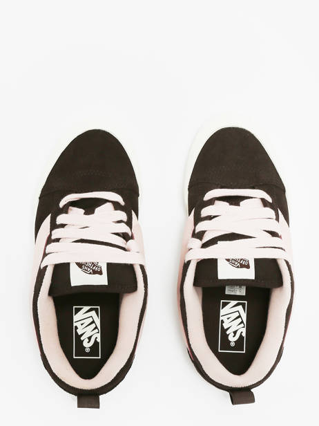 Sneakers Knu Skool En Cuir Vans Marron accessoires D75O3N vue secondaire 4