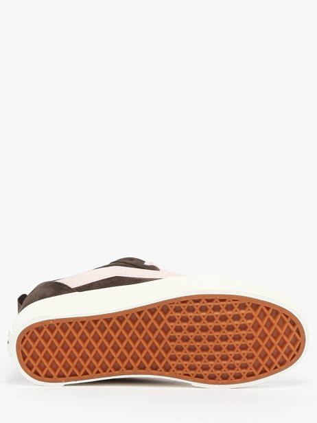 Sneakers Knu Skool En Cuir Vans Marron accessoires D75O3N vue secondaire 5