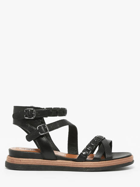 Sandales En Cuir Tamaris Noir accessoires 44