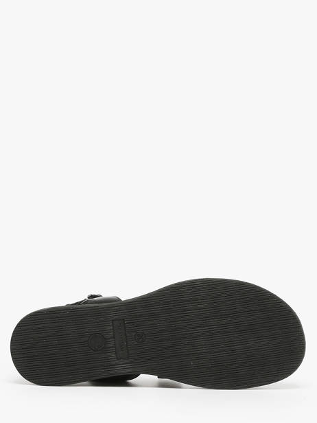 Sandales En Cuir Tamaris Noir accessoires 44 vue secondaire 4