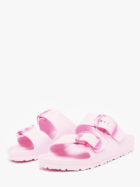 Mules Arizona Big Buckle Birkenstock Rose accessoires 1029642 vue secondaire 1