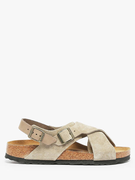 Sandales Tulum En Cuir Birkenstock Beige accessoires 1029834