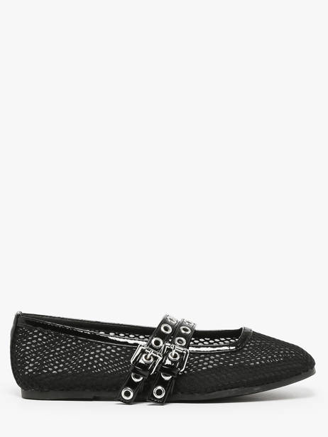 Ballerines Colors of california Noir accessoires CPATTY07