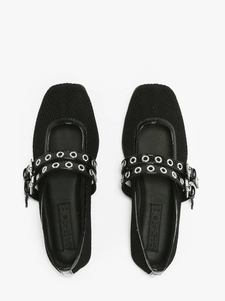 Ballerines Colors of california Noir accessoires CPATTY07 vue secondaire 4