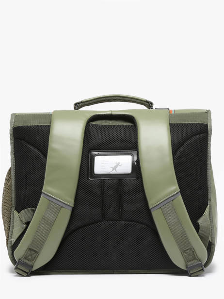 Cartable 2 Compartiments Cameleon Vert vintage north PBVWCA38 vue secondaire 4