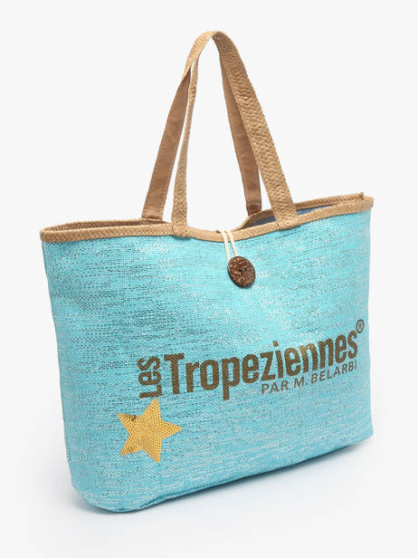 Sac Porté épaule Panama Papier Les tropeziennes Vert panama TZ01 vue secondaire 2