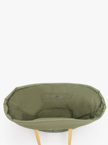 Sac Porté épaule Milos Papier Les tropeziennes Vert milos TZ01 vue secondaire 3