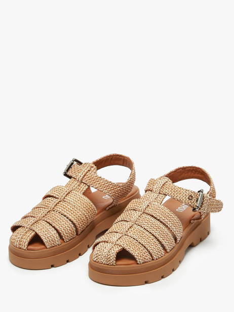 Sandales Shea En Cuir Nuyou Beige accessoires 37120 vue secondaire 1