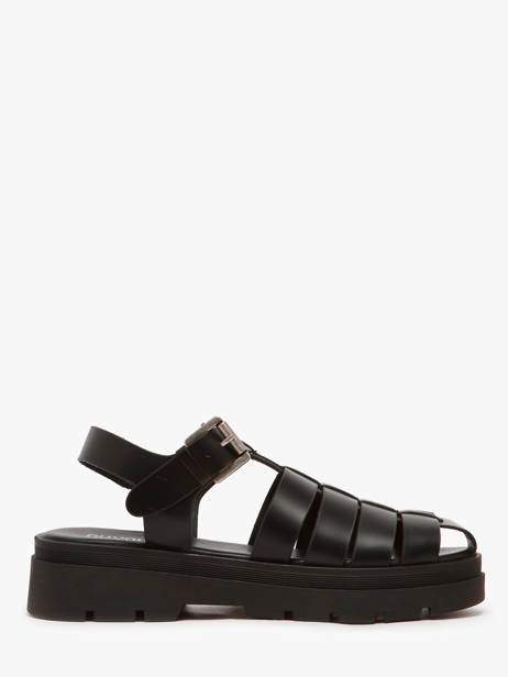 Sandales Tate En Cuir Nuyou Noir accessoires 37125