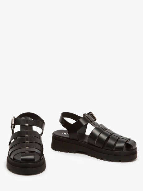 Sandales Tate En Cuir Nuyou Noir accessoires 37125 vue secondaire 2