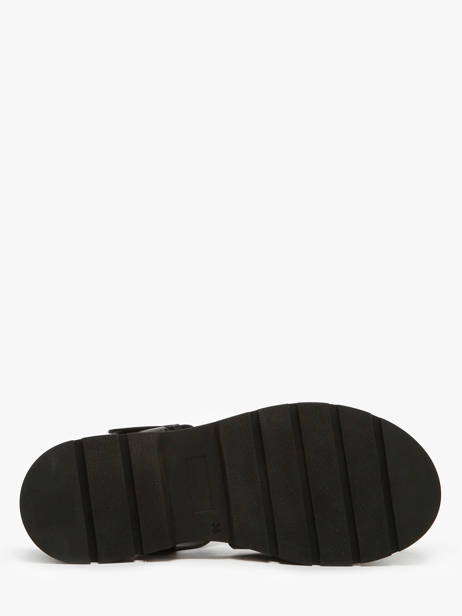 Sandales Tate En Cuir Nuyou Noir accessoires 37125 vue secondaire 4
