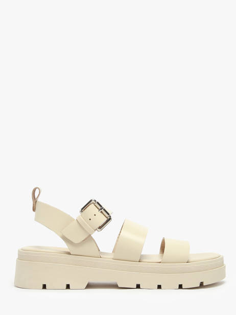 Sandales Dalia En Cuir Nuyou Beige accessoires 37103