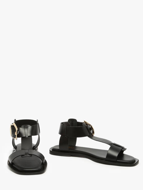 Sandales Daphne En Cuir Nuyou Noir accessoires 11013 vue secondaire 2