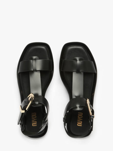 Sandales Daphne En Cuir Nuyou Noir accessoires 11013 vue secondaire 3