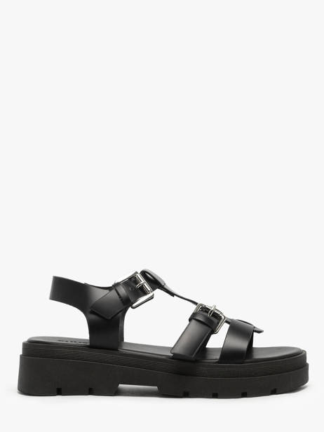 Sandales Teresa En Cuir Nuyou Noir accessoires 37121