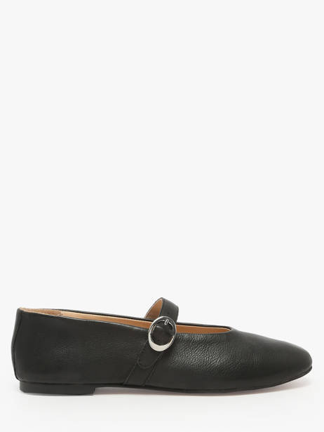 Ballerines Avec Brides En Cuir Inuovo Noir accessoires C11003