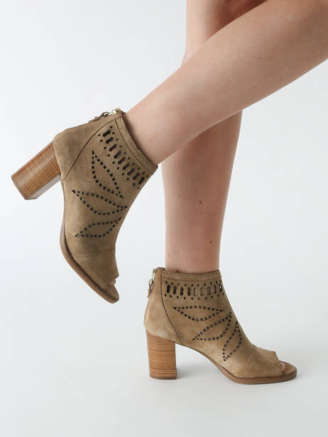 Bottines à Talon Liset En Cuir Alpe Marron accessoires 50941101 vue secondaire 1