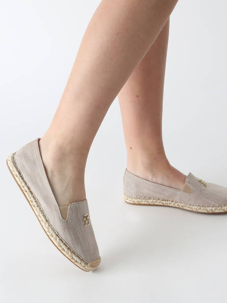 Espadrilles Tommy hilfiger Beige accessoires 8539ACC vue secondaire 1
